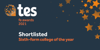 College shortlisted for Tes Awards 2021
